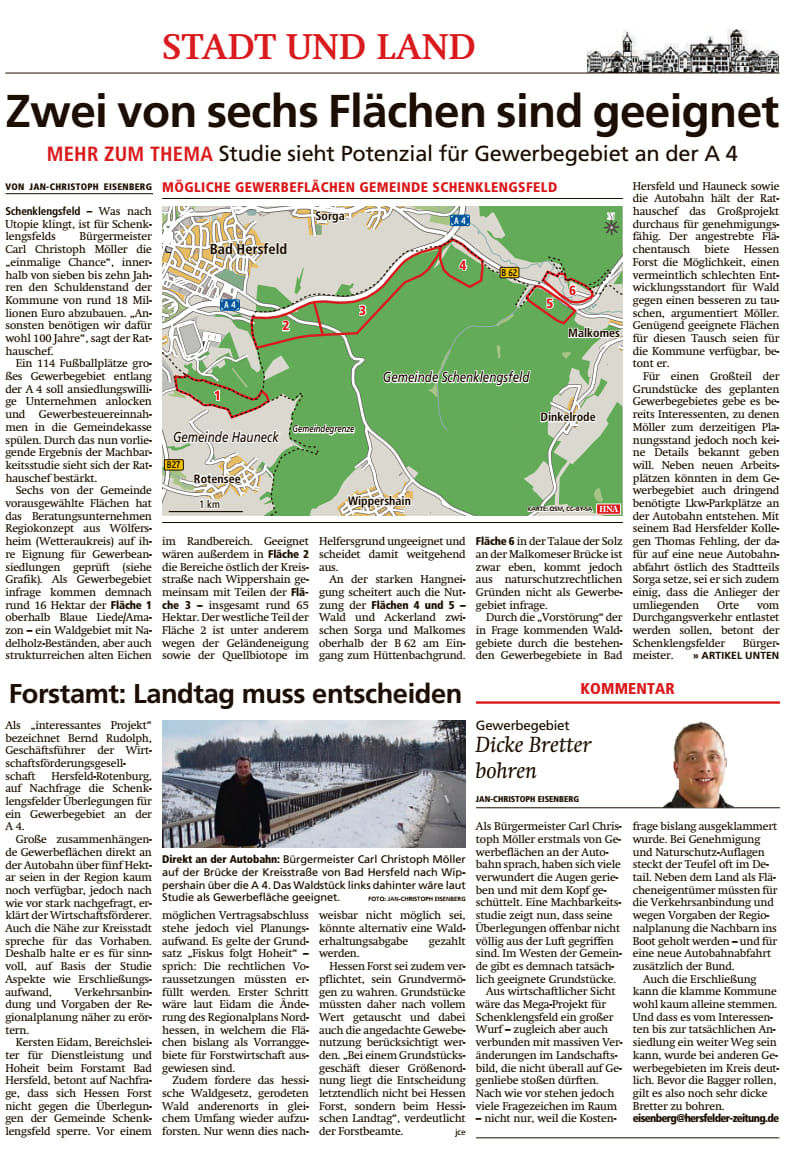 Gewerbegebiet autobahn