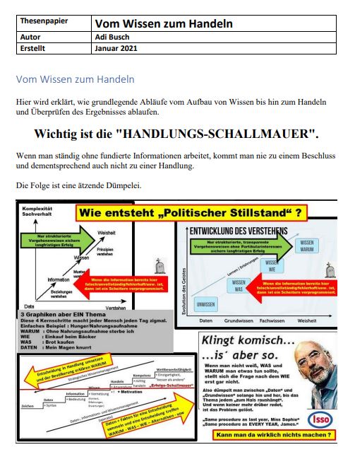vom Denken zum Handeln